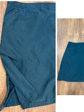 Patagonia Women's Skort skirt built in shorts adjustable side vent zippers sz 8